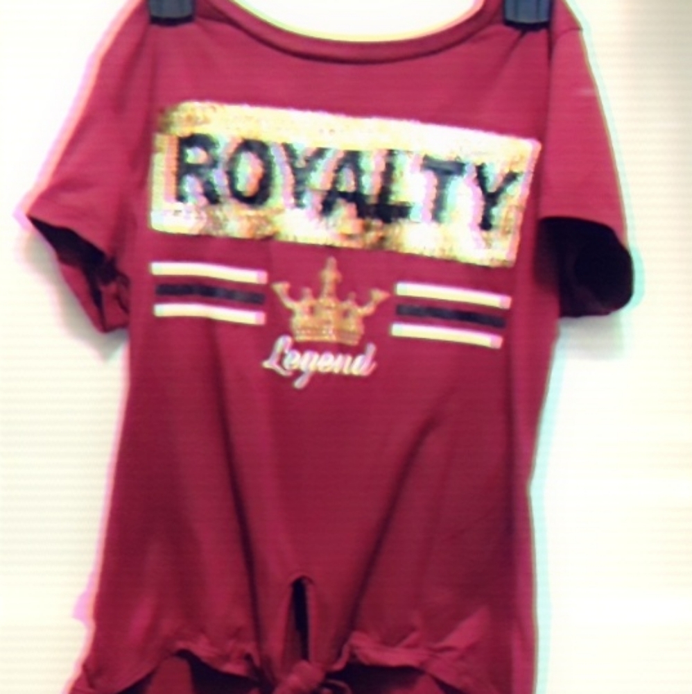 Red ROYALTY Legend Girl Top